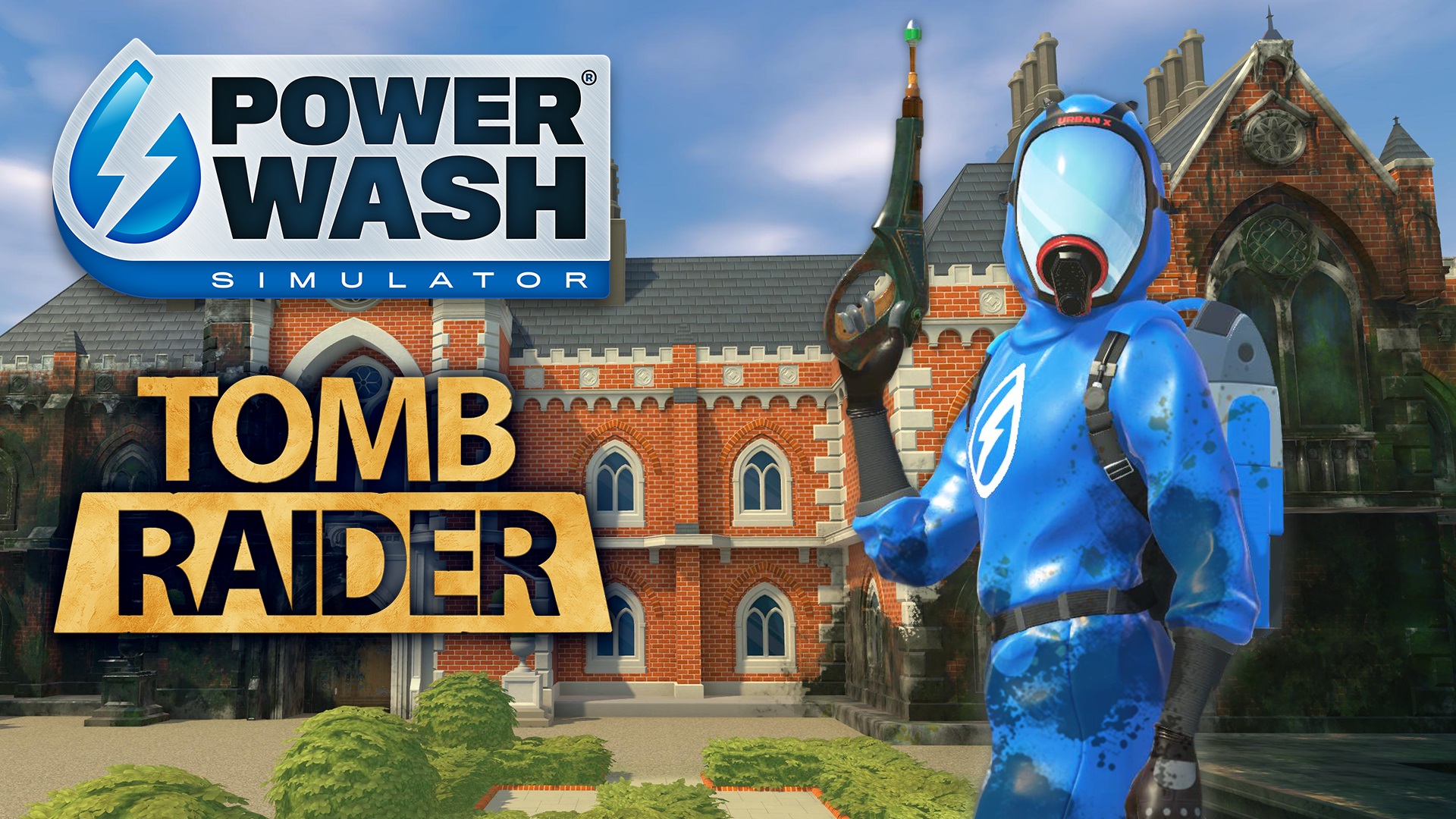 Tomb Raider x PowerWash Simulator Crossover