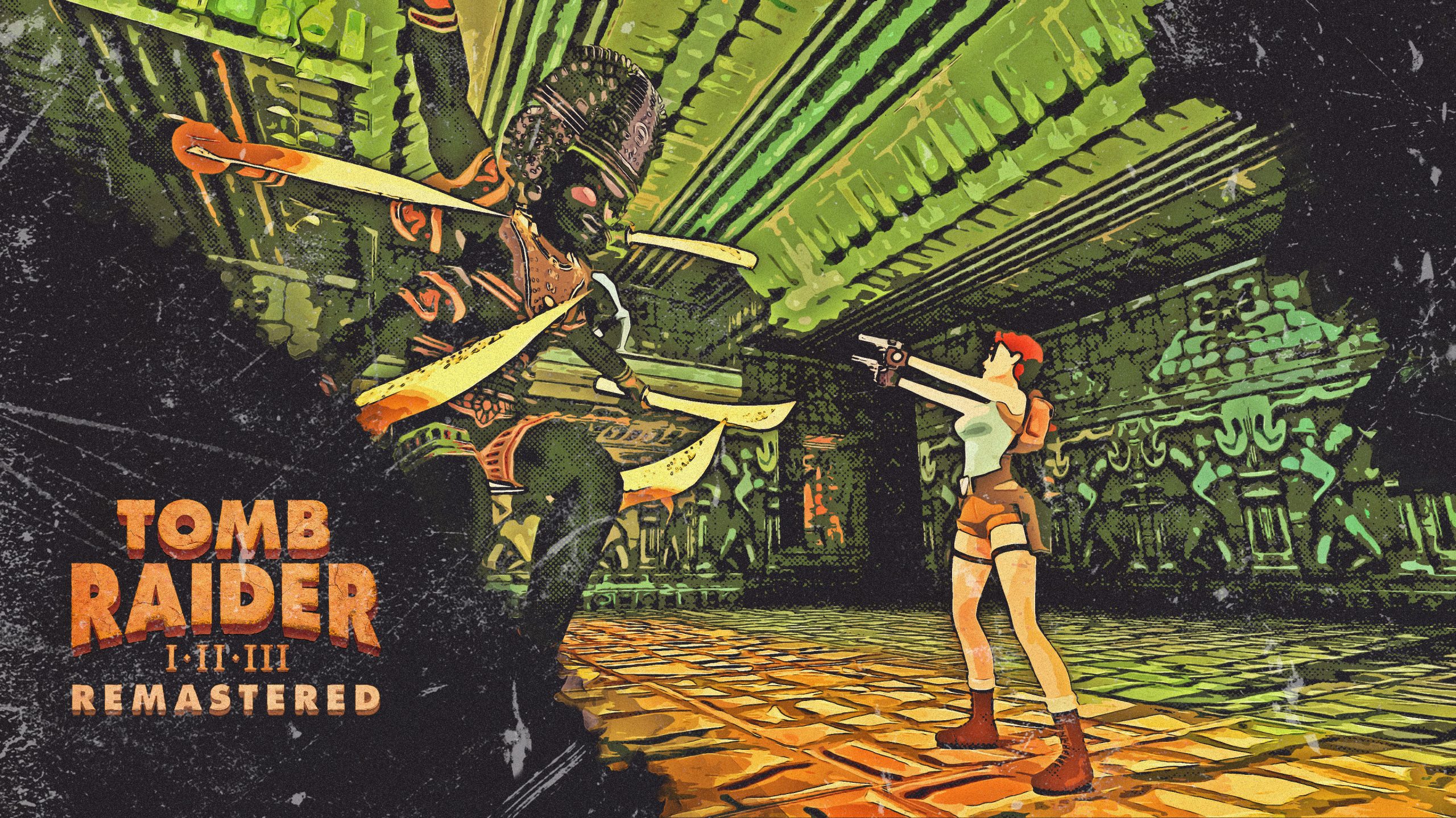 Imagen de portada del anuncio de los remaster de los 3 primeros Tomb Raider