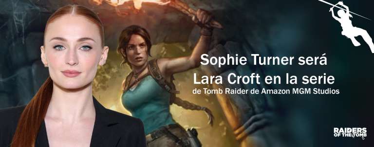 Sophie Turner en la serie Tomb Raider Amazon