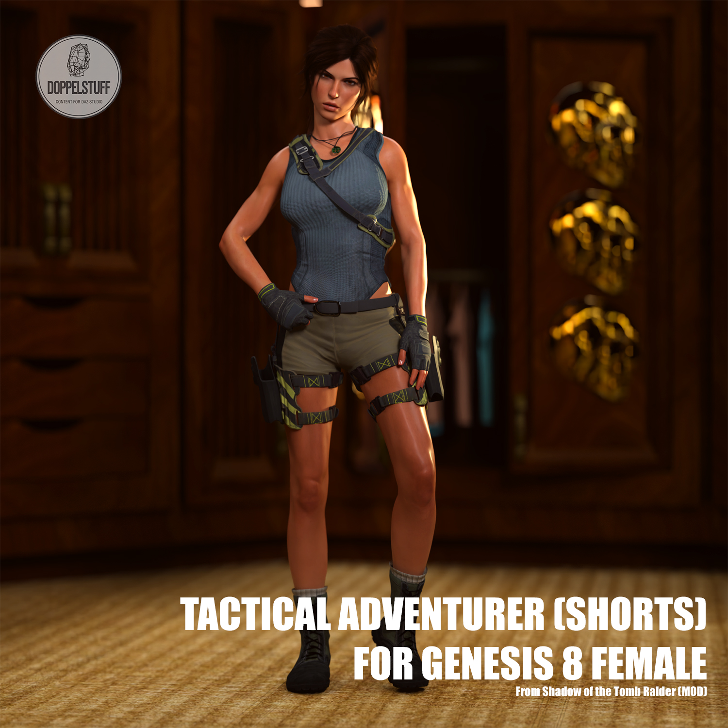 Mod de Shorts Tácticos SOTTR - Doppelstuff
