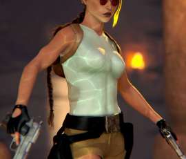 Avatar de Lara Croft clásico para el juego Tomb Raider Legacy of Atlantis